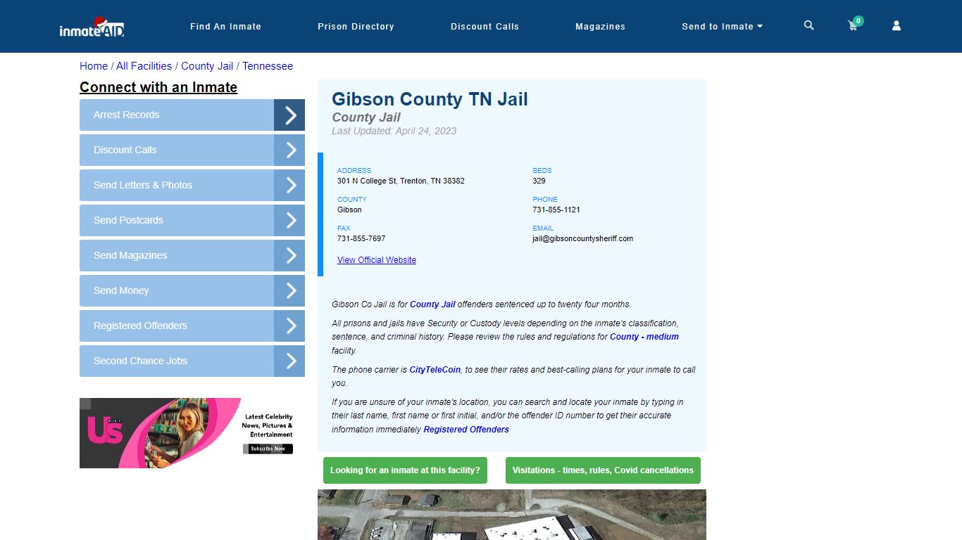 Gibson County TN Jail - Inmate Locator - Trenton, TN